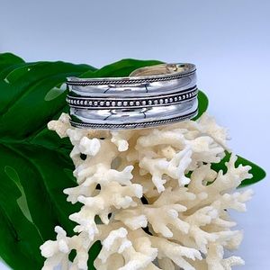 Vintage 925 Silver Cuff Bracelet